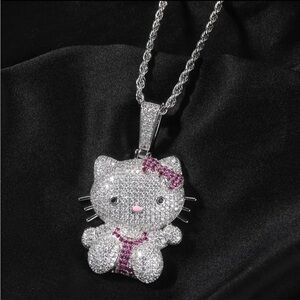 Hello kitty necklace, hello kitty pendant, hello kitty jewelry